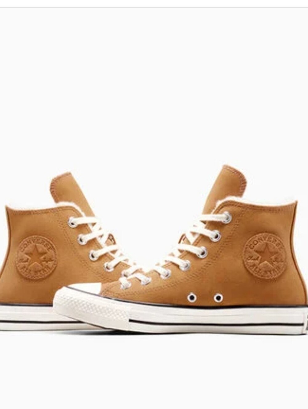 Converse Chuck Taylor All Star Cozy Suede Sneakers- Gingersnap/Egret - Picture 2 of 16